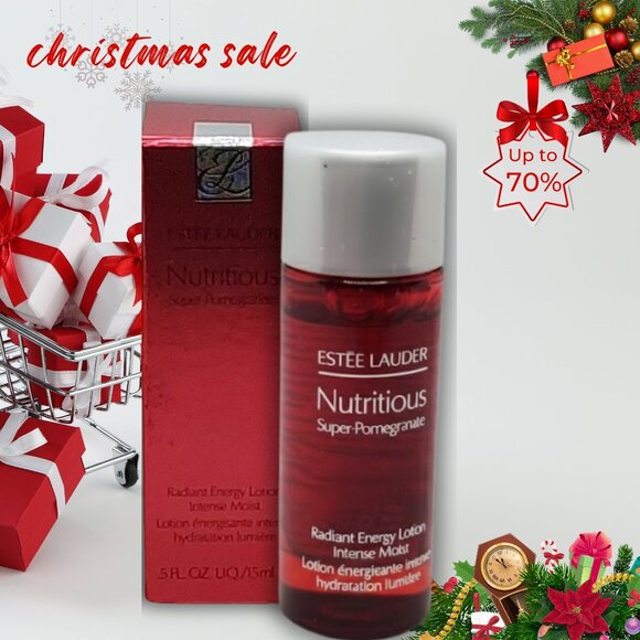 Estee Lauder Nutritious Super-pomegranate Radiant Energy Lotion 0.5 Oz / 15 Ml - Picture 1 of 3